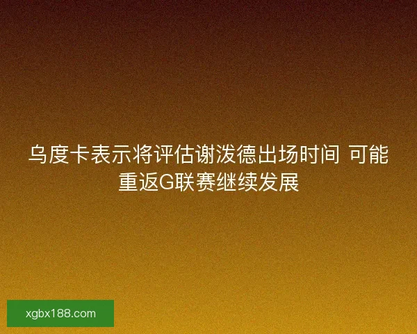 乌度卡表示将评估谢泼德出场时间 可能重返G联赛继续发展